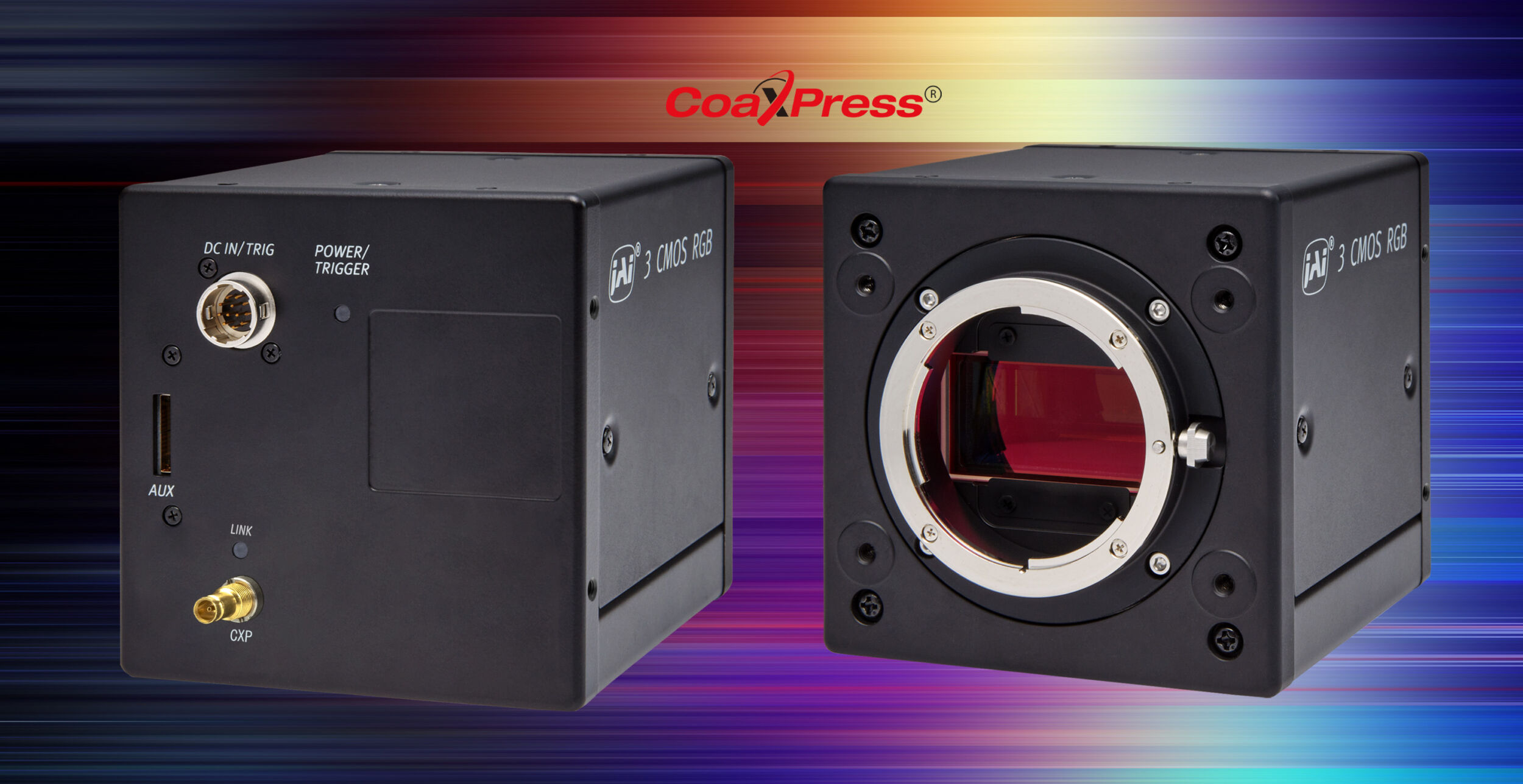 Prismenbasierte RGB-Farbzeilenkamera mit CXP 2.0