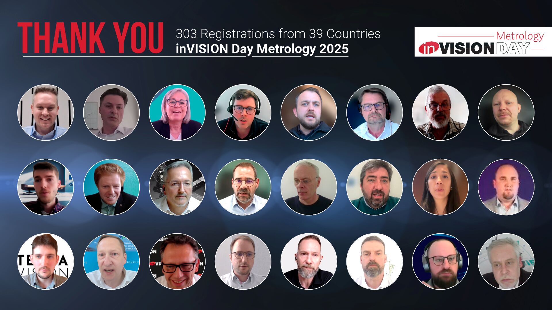 300 Anmeldungen für inVISION Day Metrology