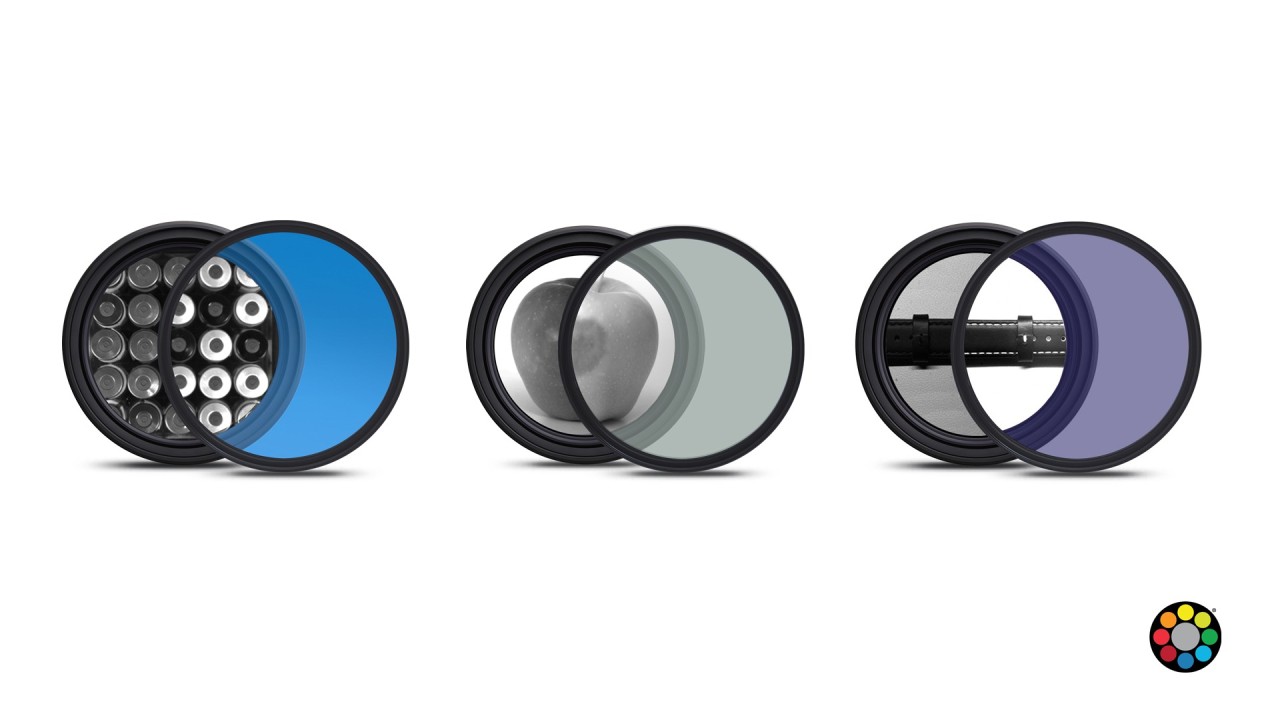 Image 1 | Instead of testing different colors of LED lighting, placing a filter in front of the camera lens provides a quick way to determine whether a desired effect will occur.