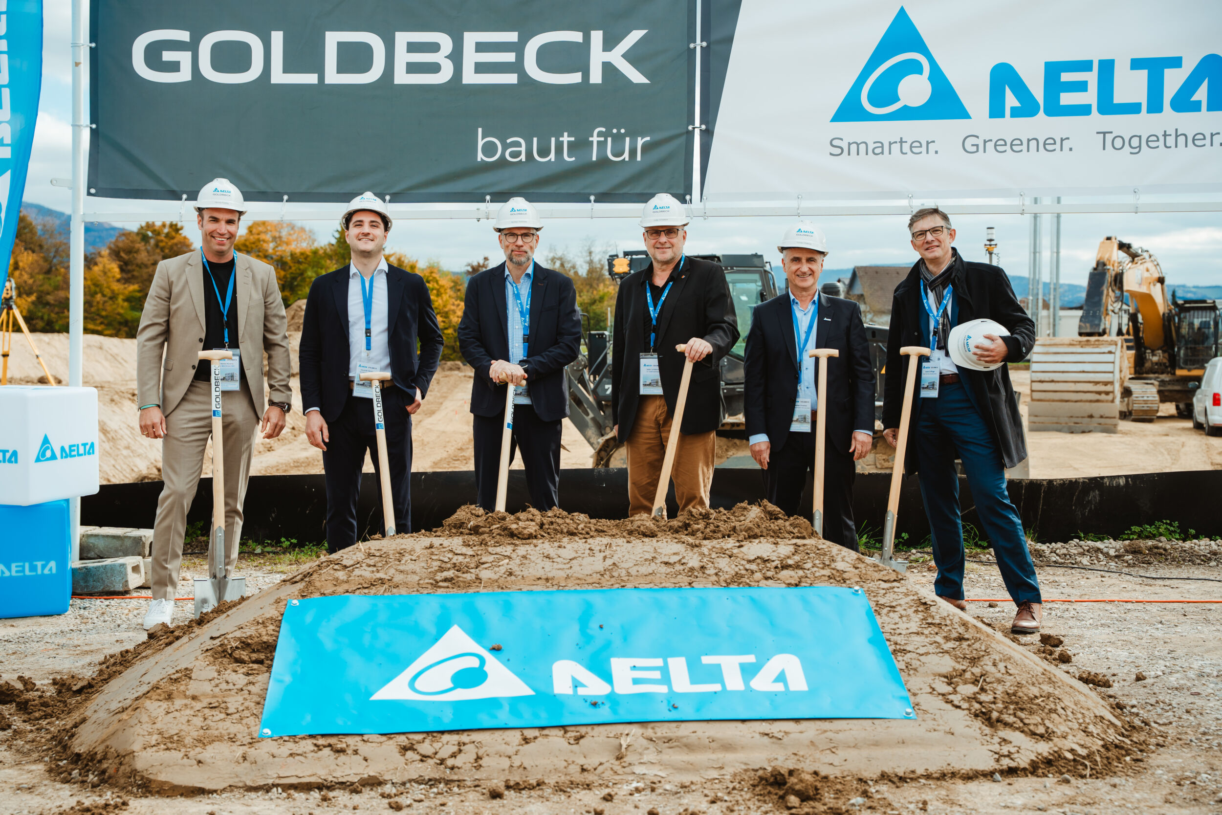 Spatenstich für Delta-Neubau