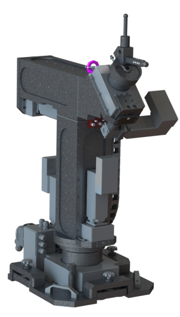 V-Precision ist eine modulare Hardwarel&ouml;sung, die aus drei beweglichen S&auml;ulen besteht.