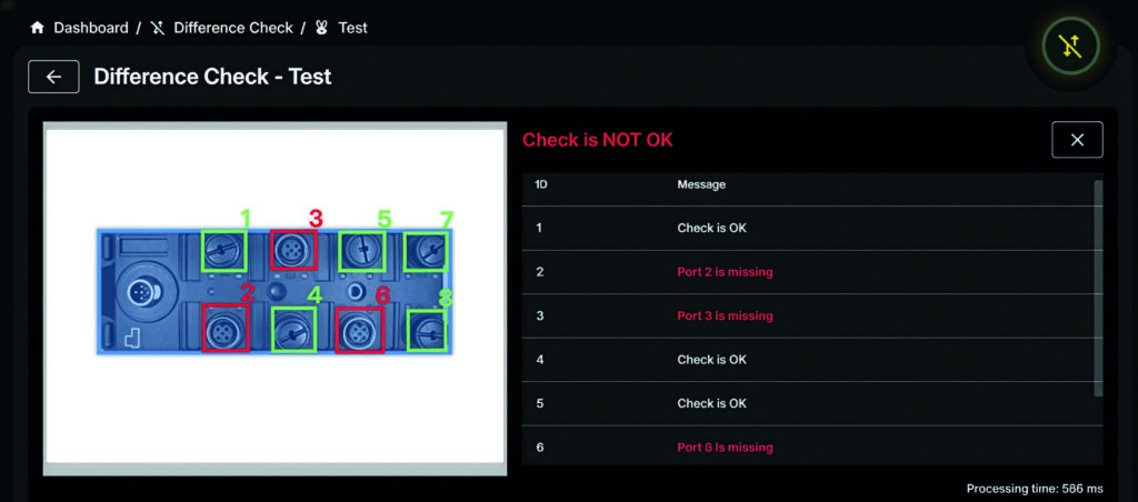 Die App 'Difference Check' führt intelligente Soll/Ist-Vergleiche durch, erkennt Abweichungen auch bei komplexen Objekten und bewertet einzelne Prüfbereiche.