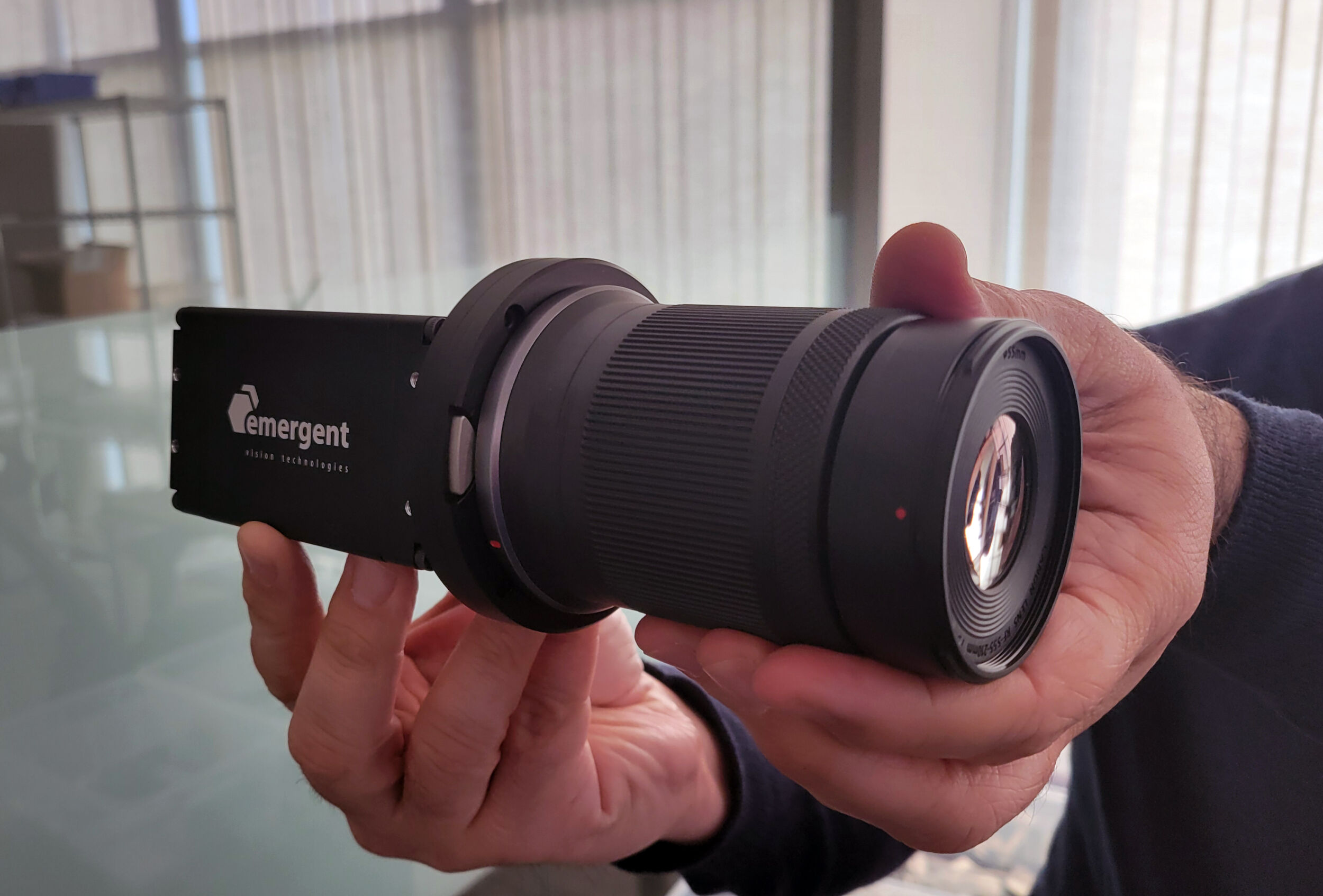 Canon RF lenses are optimized for larger, high-resolution camera sensors, with a large throat diameter and short flange distance to improve edge sharpness and light efficiency.