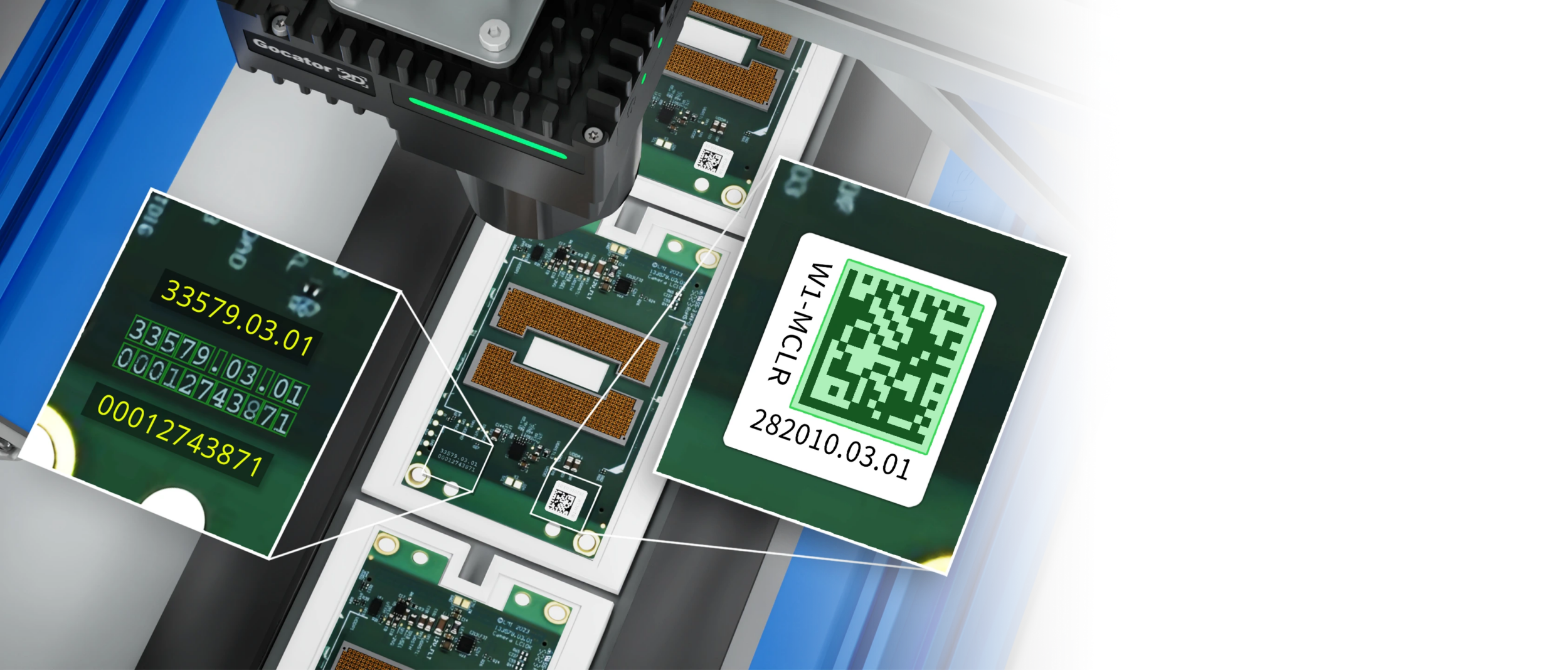 Bild 1 | Basierend auf dem Nvidia Jetson Orin NX und ausgestattet mit der GoPxL IIoT-Bildverarbeitungssoftware erfasst die Gocator 2D-Kamera Bilder, führt Prüflogik aus und gibt die Ergebnisse direkt auf dem Gerät aus.