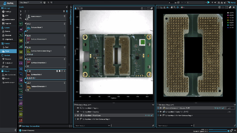 Bild 4 | Das Herzstück der Gocator 2D-Kamera ist die GoPxL Software, eine browserbasierte Bildverarbeitungsumgebung, die direkt auf der Kamera läuft.