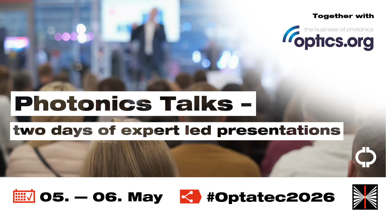 Photonics Talks 2026 auf der Optatec