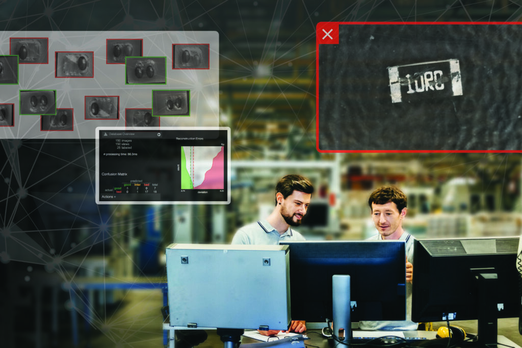 Bild 2 | Als Unterstützung bei der KI-Integration bietet Cognex vortrainierte Modelle und
benutzerfreundliche Workflows, die den Trainings- und Optimierungsprozess auch für Kunden ohne tiefes KI-Knowhow vereinfachen.