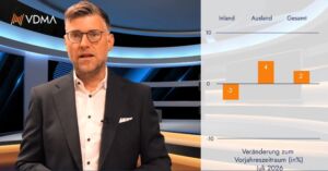 Dr. Johannes Gernandt, VDMA-Chefvolkswirt, stellt die aktuellen Zahlen für den Monat Juli vor.
