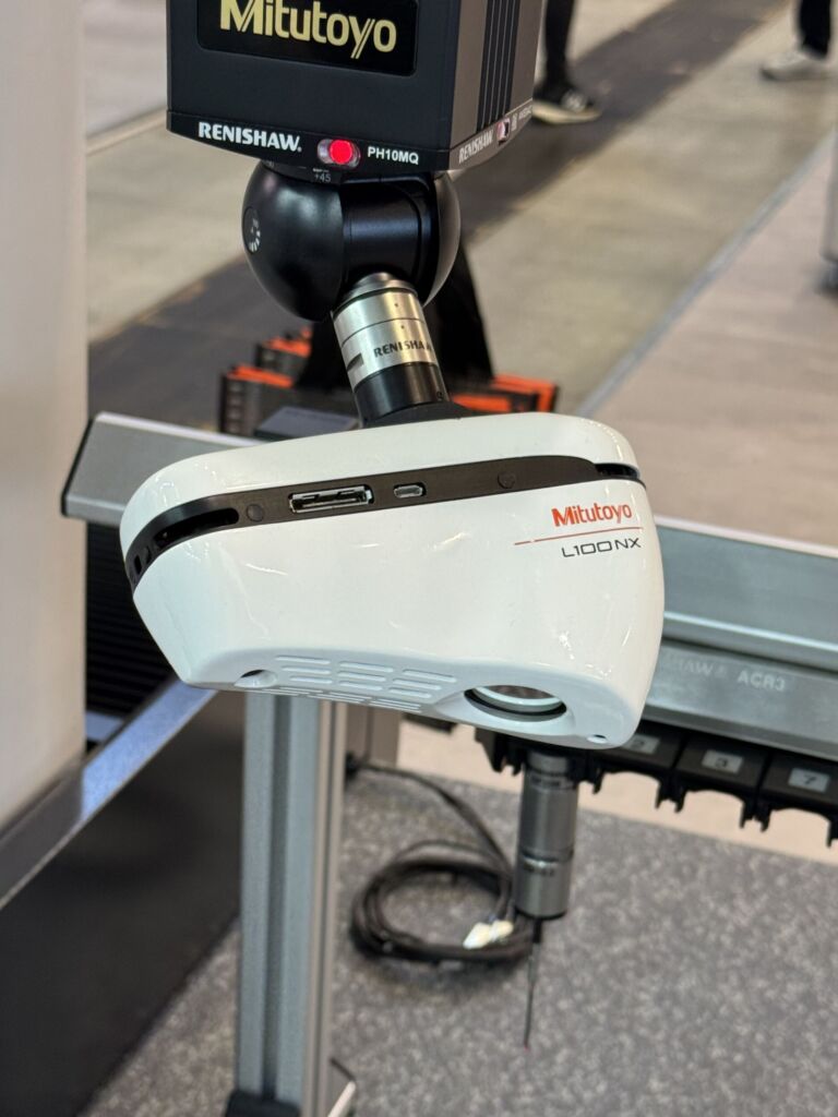 Bild 3 | Der Laserscanner für KMGs L100NX
von Mitutoyo soll im Laufe des Jahres
gelauncht werden.