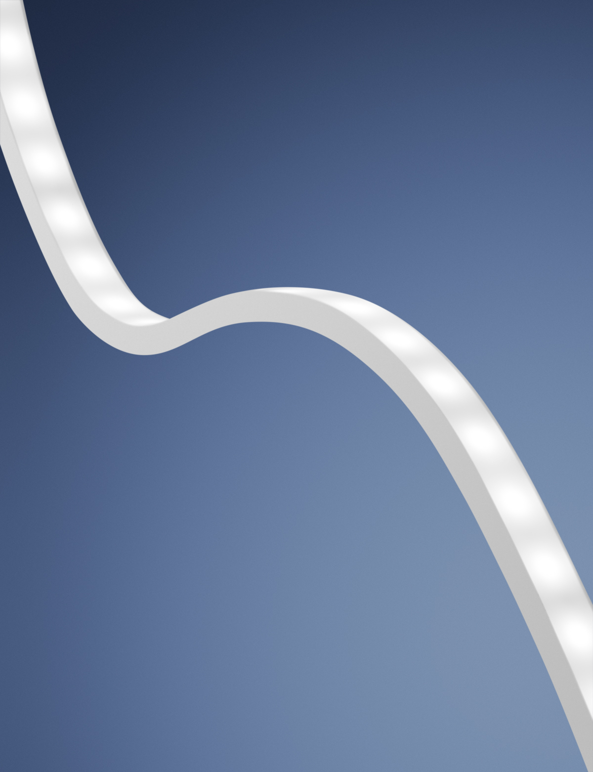 Platzsparendes, vollvergossenes LED-Band