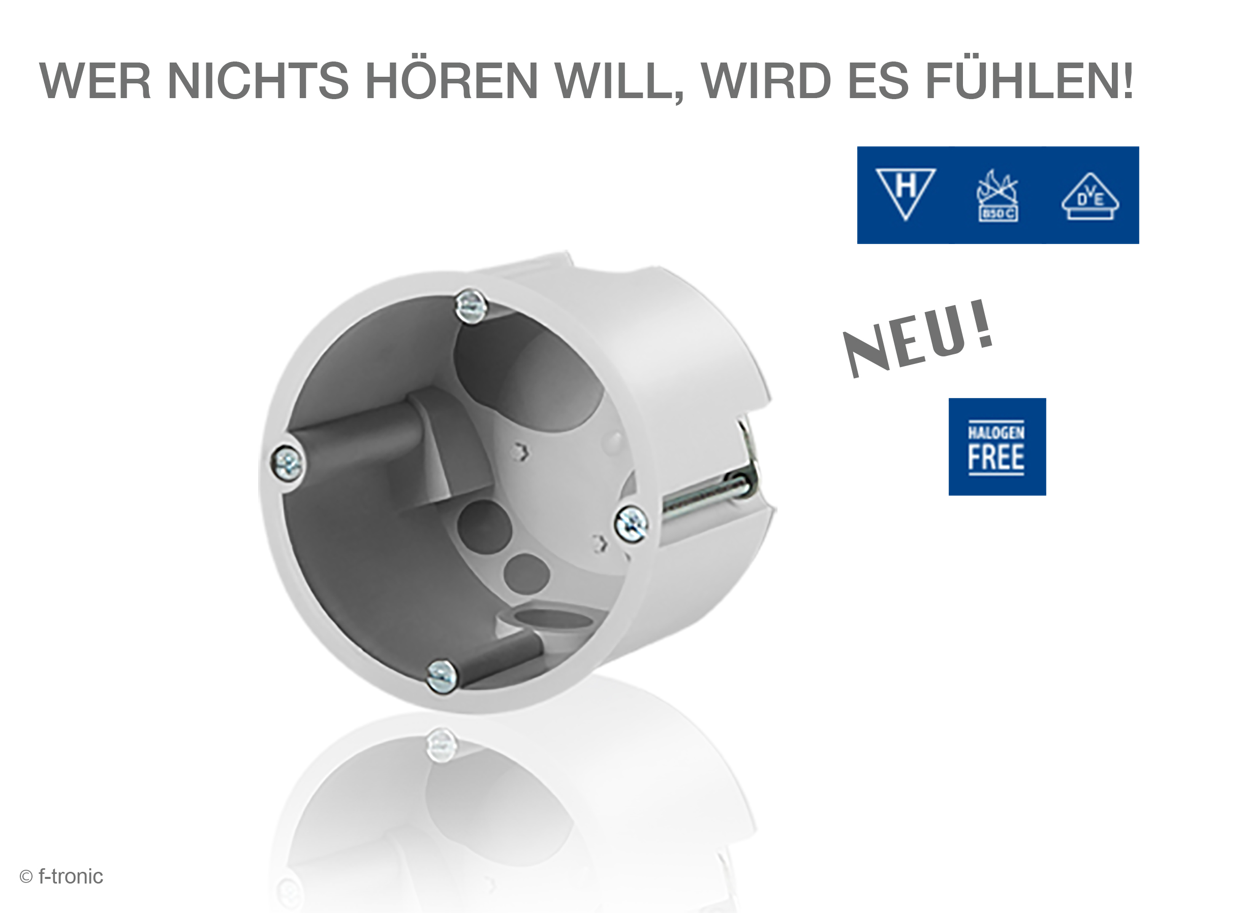 Zertifizierte Schallschutzdosen