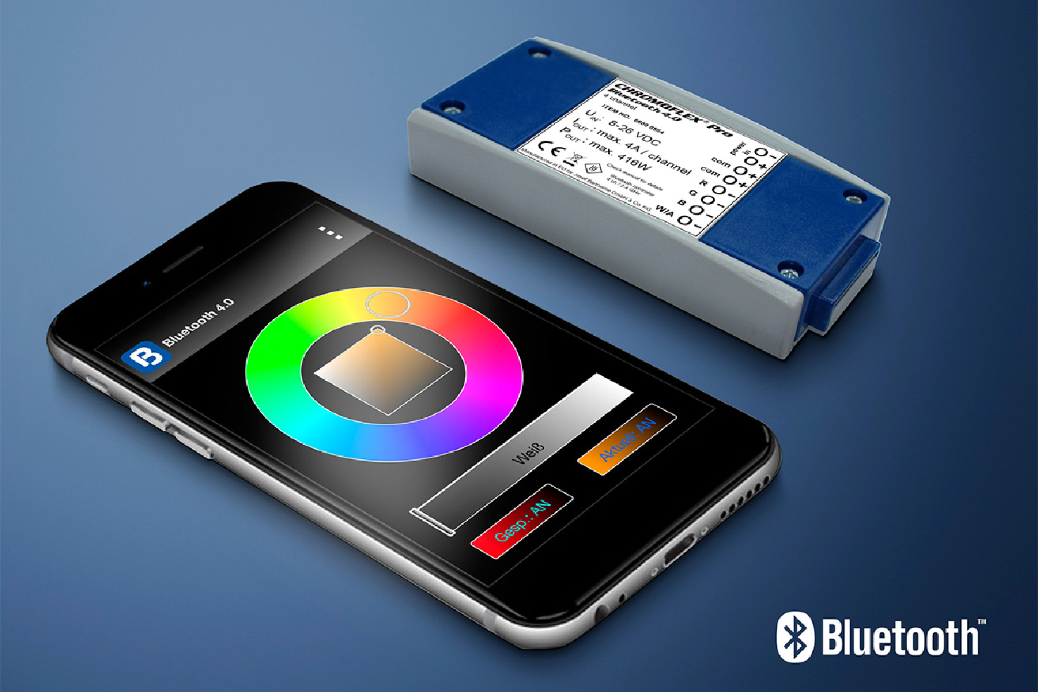 Smarte Lichtsteuerung via Bluetooth 4.0