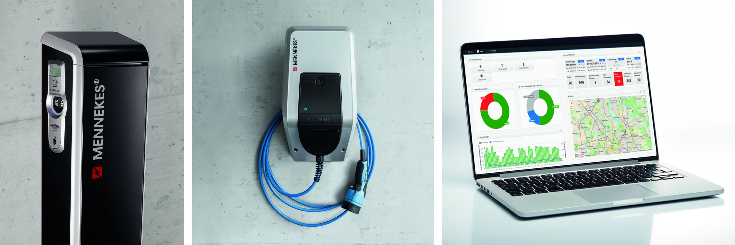 Mennekes intelligente eMobility-Ladelösungen