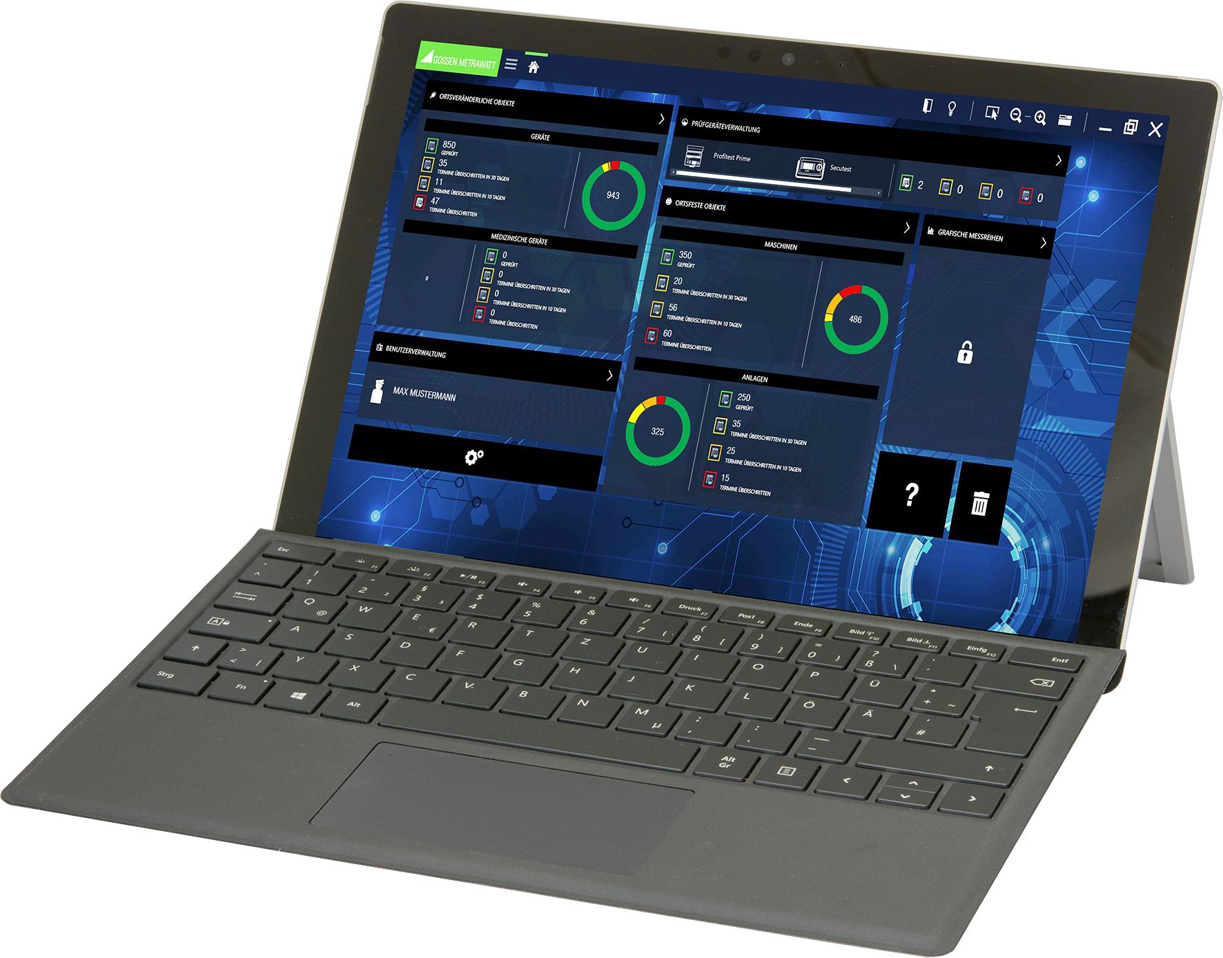 Datenmanagement für alle Prüfabläufe
