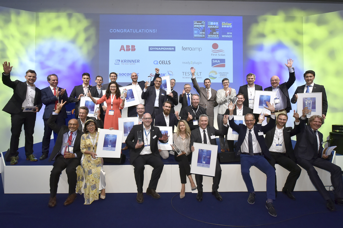 Intersolar-Award-Gewinner ausgezeichnet
