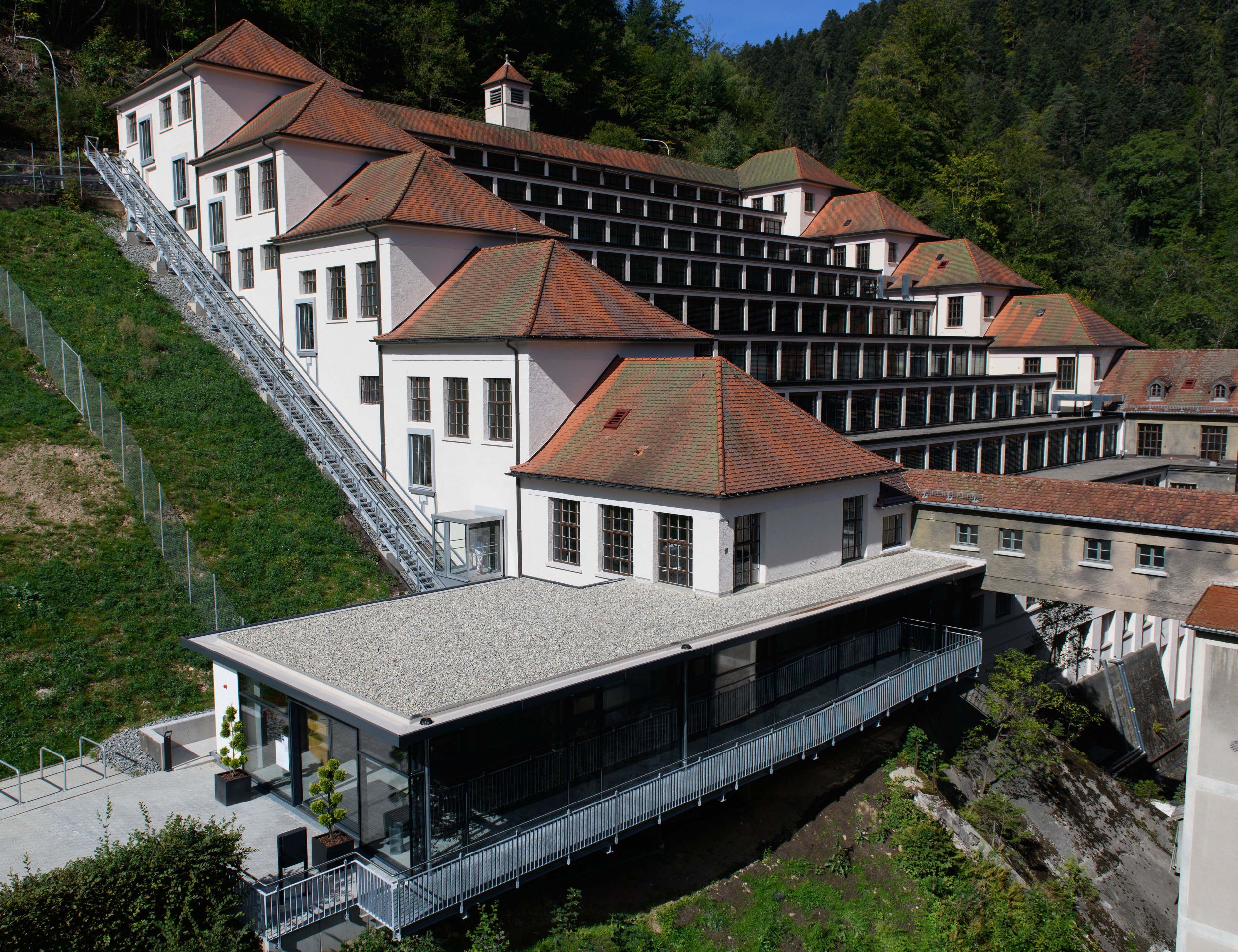 Einlasssystem für das Junghans Terrassenbau Museum 248362