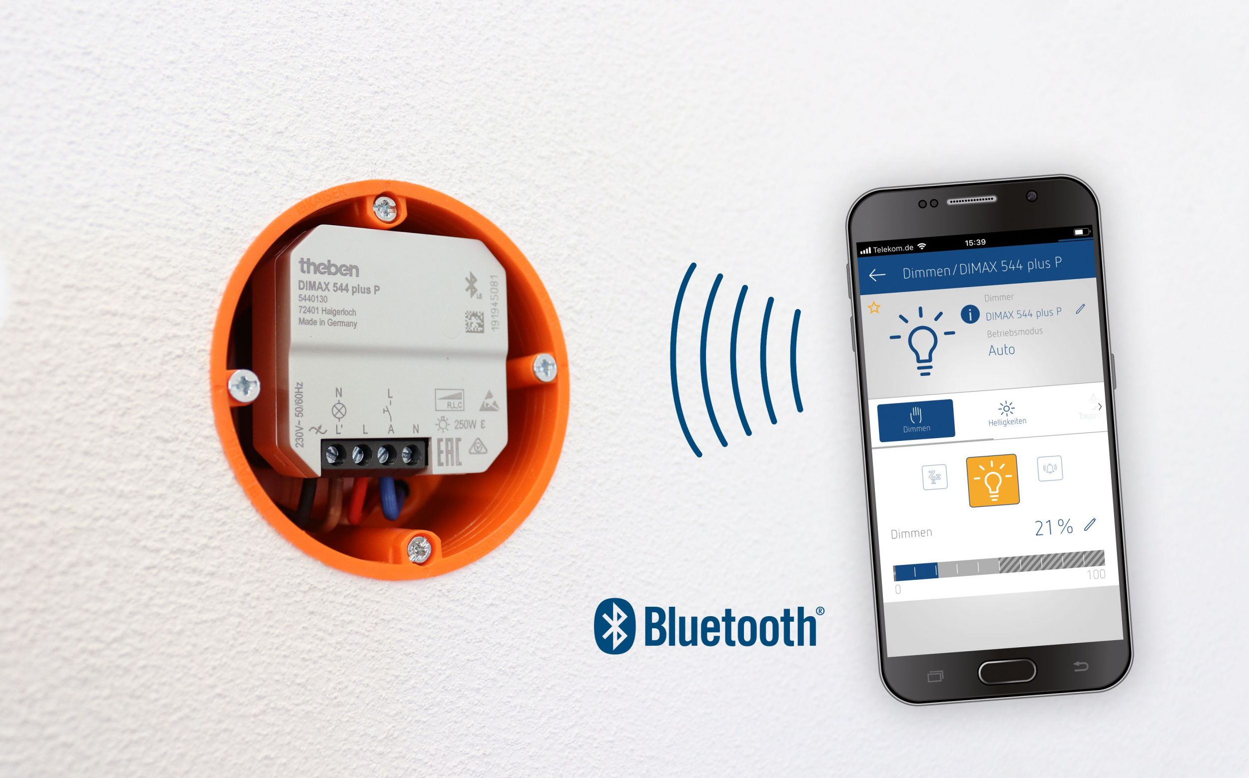 Universaldimmer mit Bluetooth-Technologie