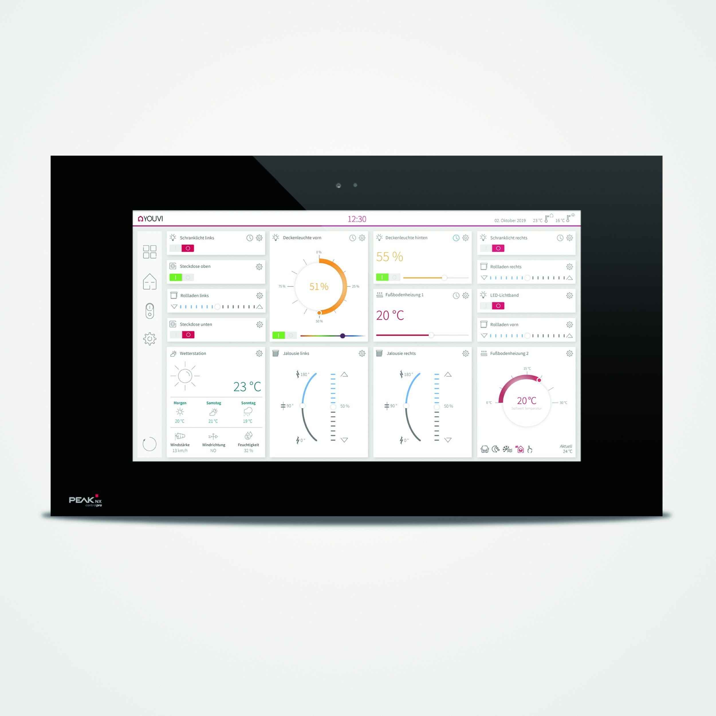Neue Touch-Panel-Generation des
Controlpro bringt mehr Performance