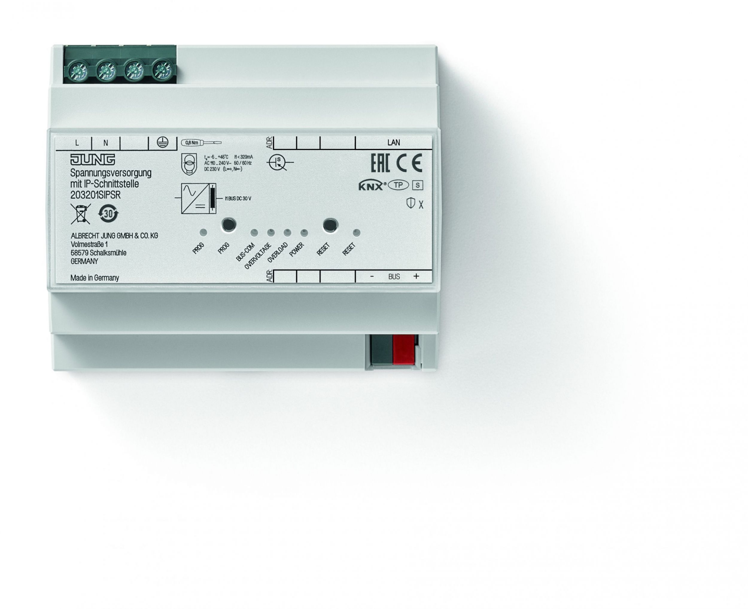 KNX-Spannungsversorgung mit IP-Schnittstelle