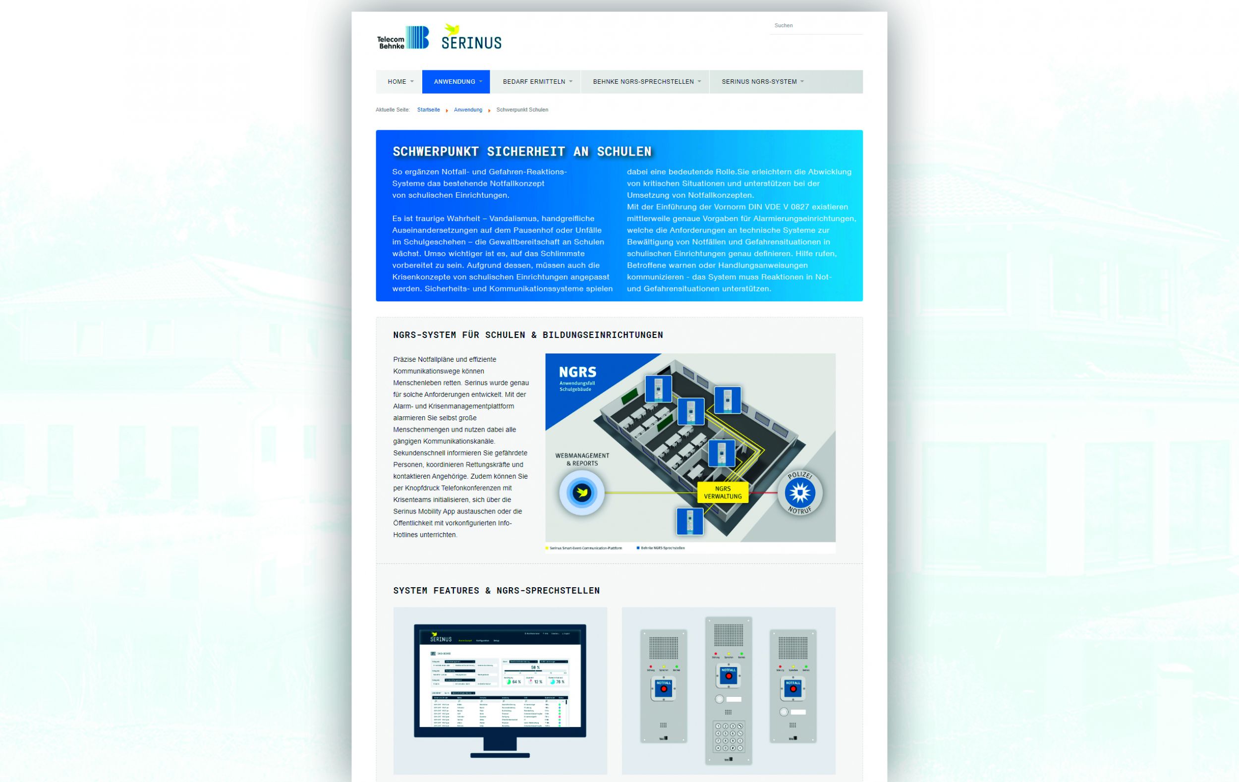 Serinus & Telecom Behnke launchen Website