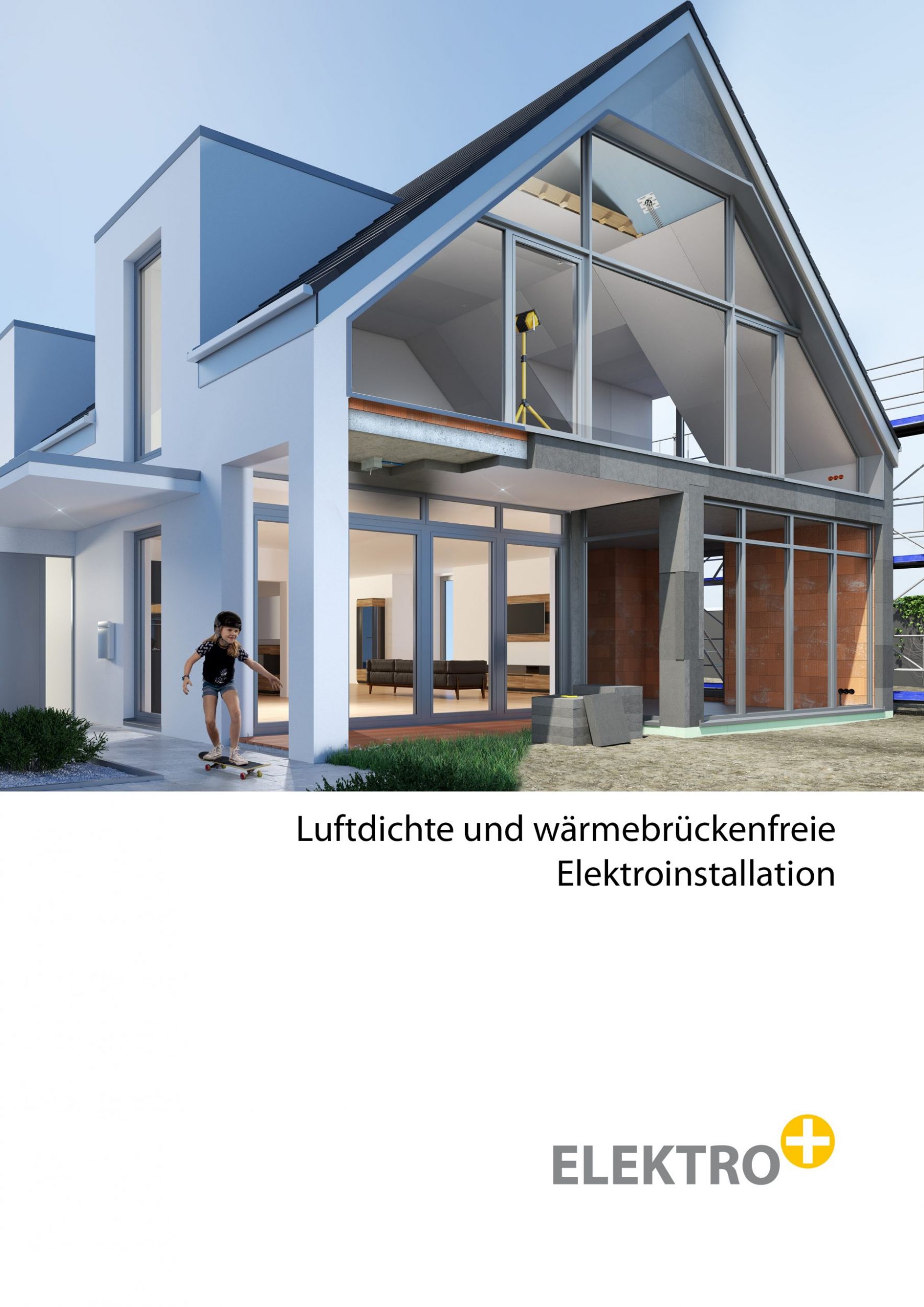 Broschüre: Luftdichte und wärmebrückenfreie Elektroinstallation