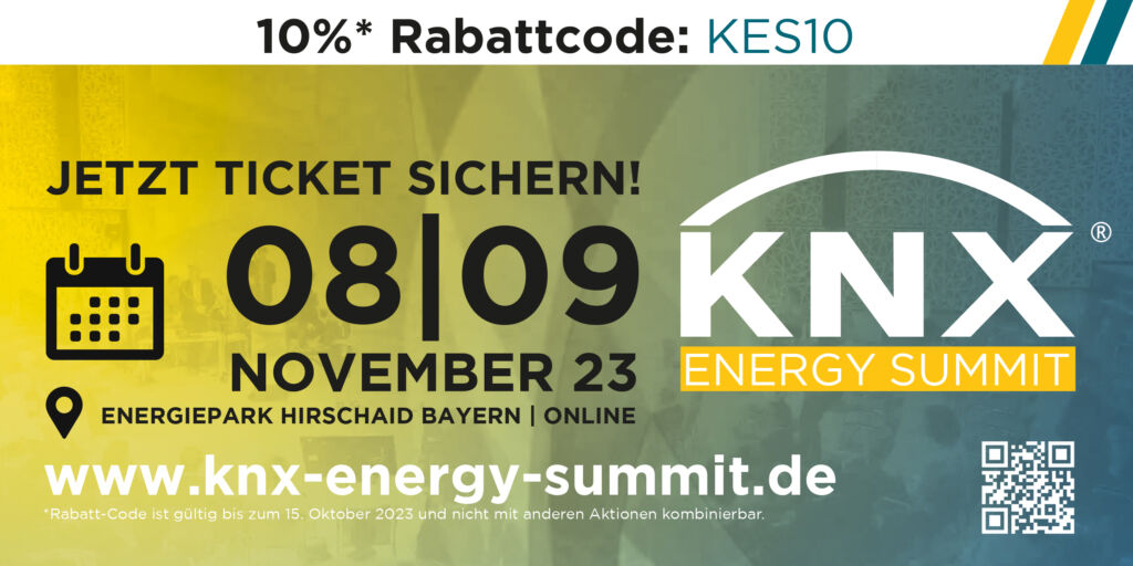 Banner KNX Energy Summit 10 Rabatt