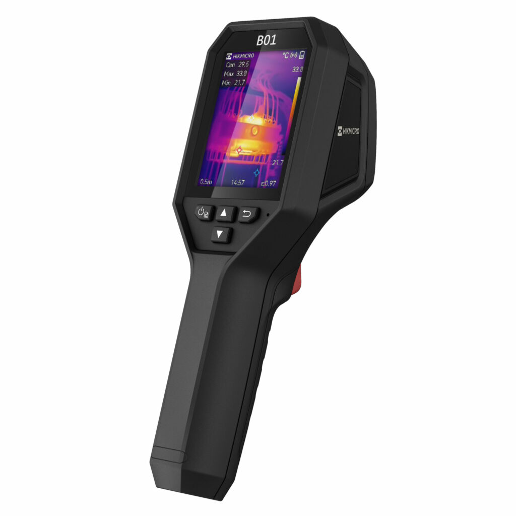Streamt Wärmebilder in Echtzeit auf bis zu drei mobilen Endgeräten: Die HIKMICRO B01.
