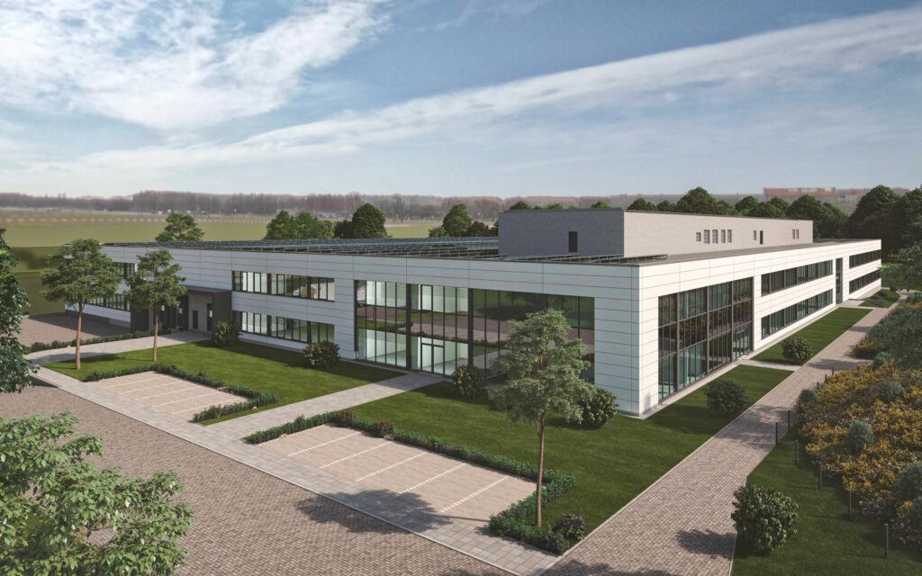 Das neue Gebäude bei Phoenix Contact soll als Blaupause für die Sektorenkopplung nachhaltiger Bauwerke dienen.