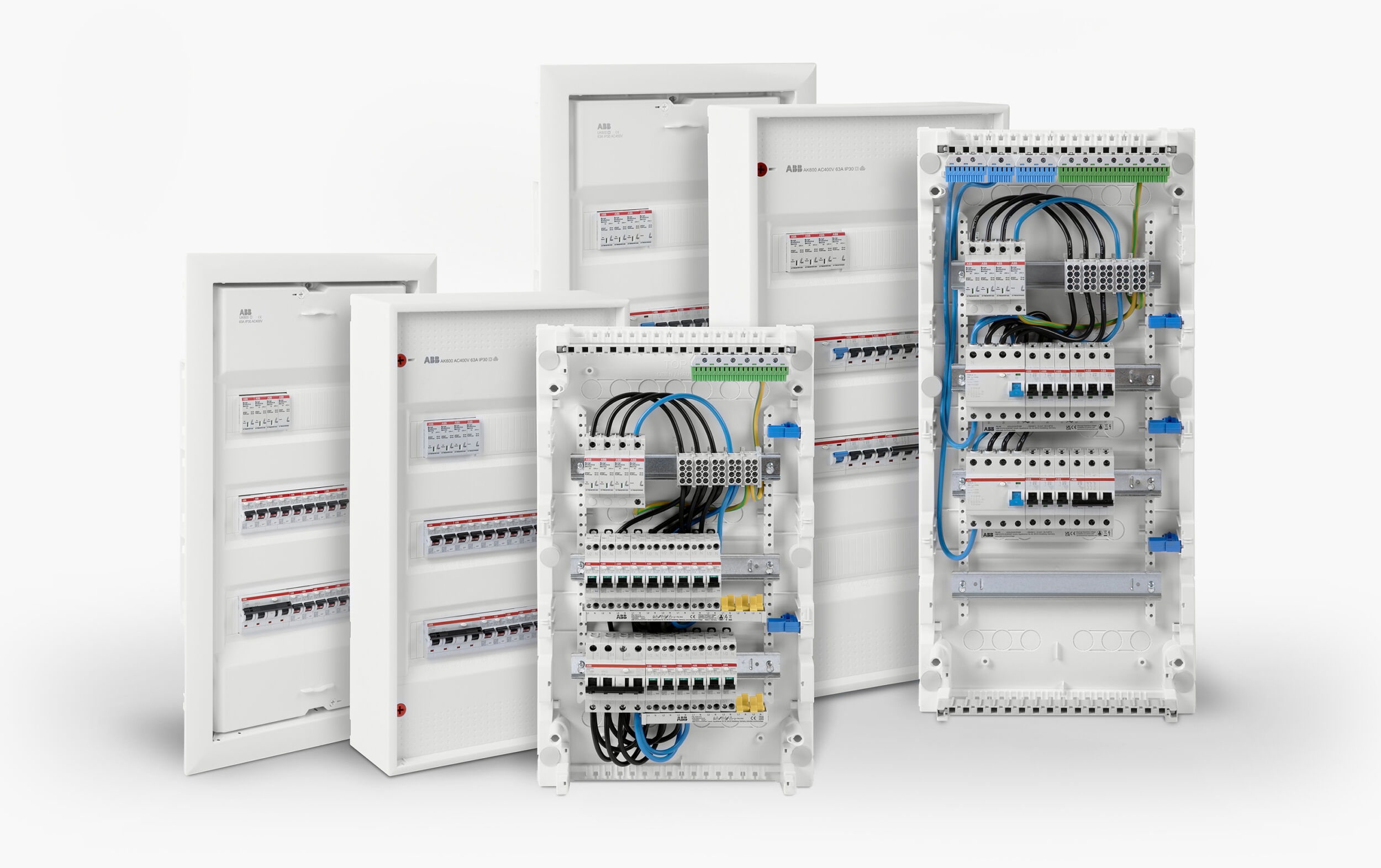 Vorverdrahtete Stromkreisverteiler für die Elektroinstallation