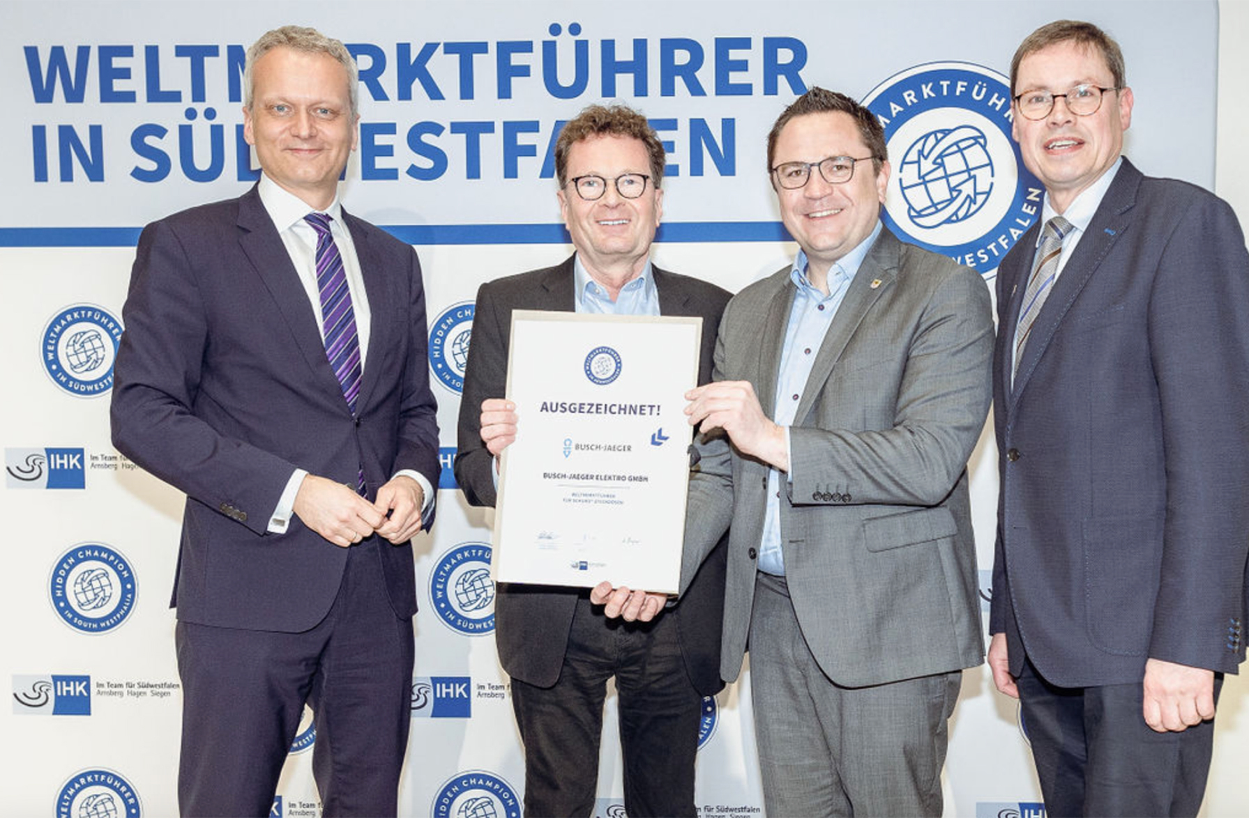 Busch-Jaeger ist ‚Weltmarktführer in Südwestfalen‘