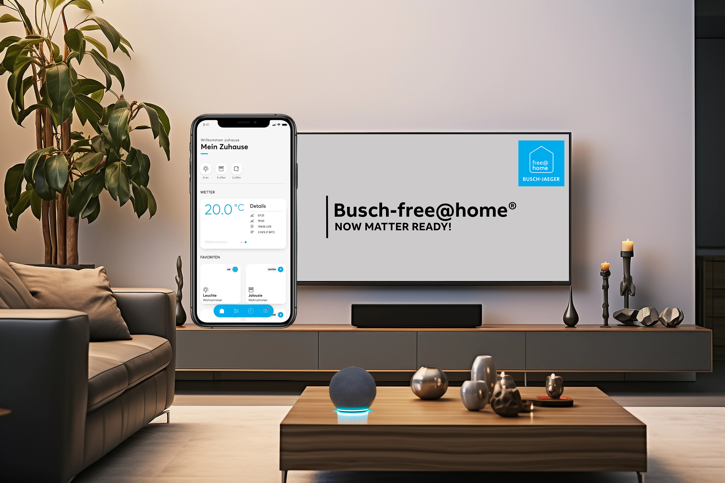 Busch-Free@Home jetzt mit Matter-Systemen kompatibel