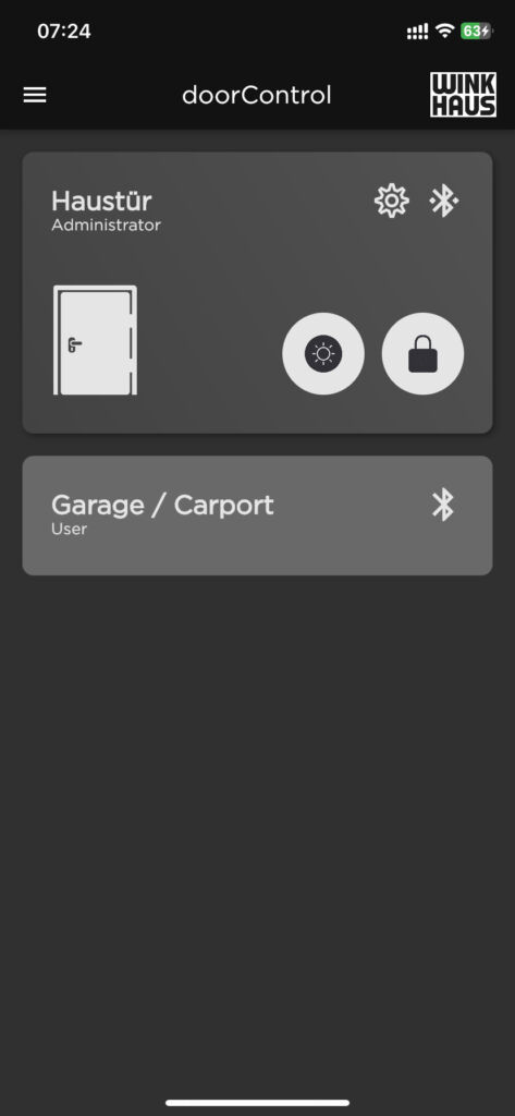 Wer darf wann wo hinein? &Uuml;ber die App DoorControl l&auml;sst sich das im Detail steuern.
