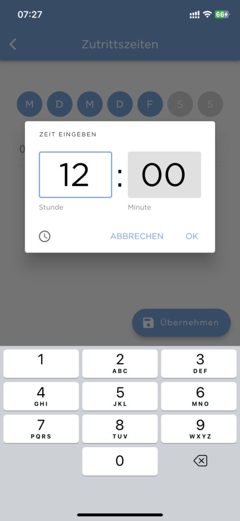 Wer darf wann wo hinein? &Uuml;ber die App DoorControl l&auml;sst sich das im Detail steuern.