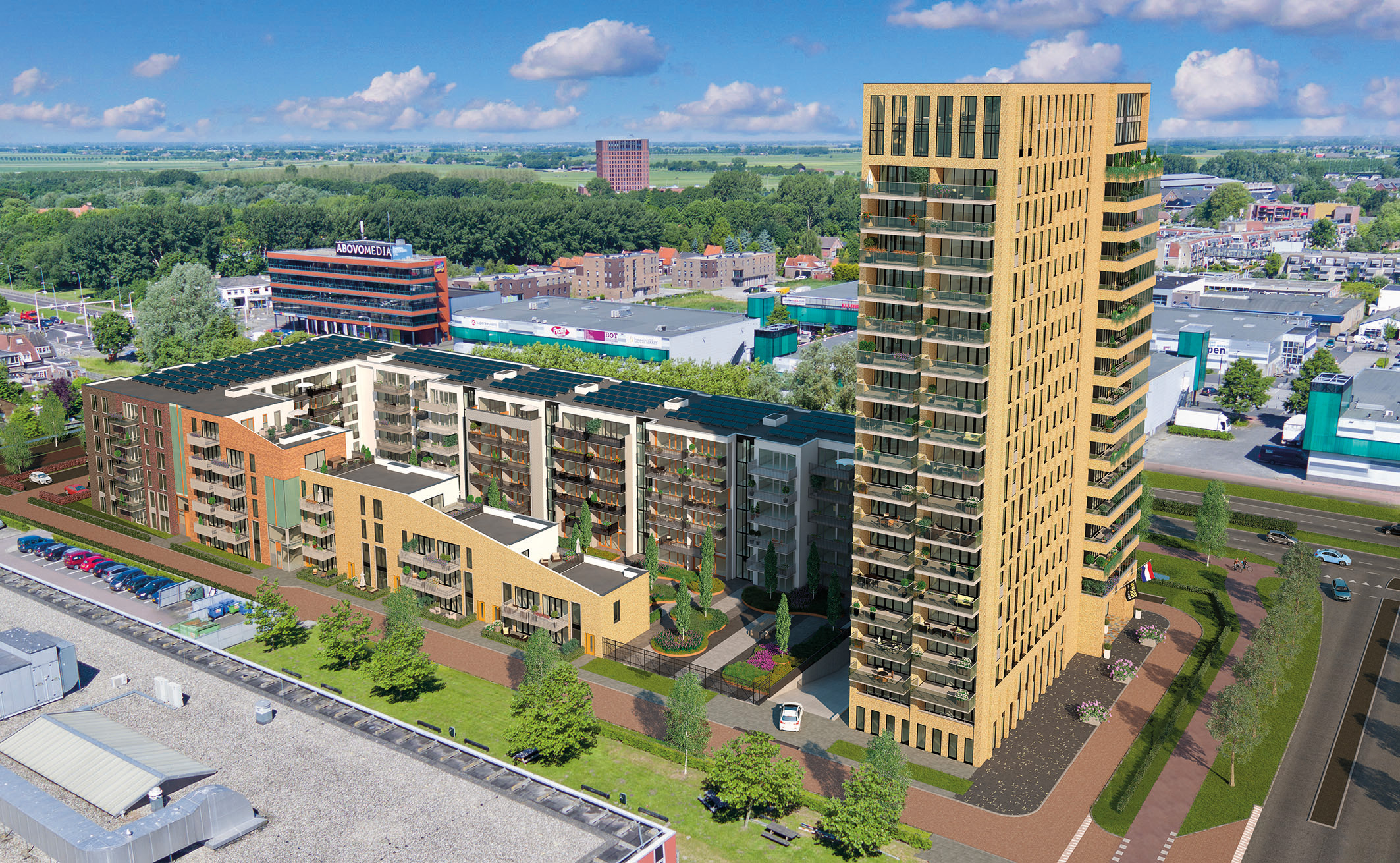 Moderner Wohnkomplex hochmodern geplant Der Wohnkomplex Toren wurde bis ins letzte Detail mit Open BIM geplant.