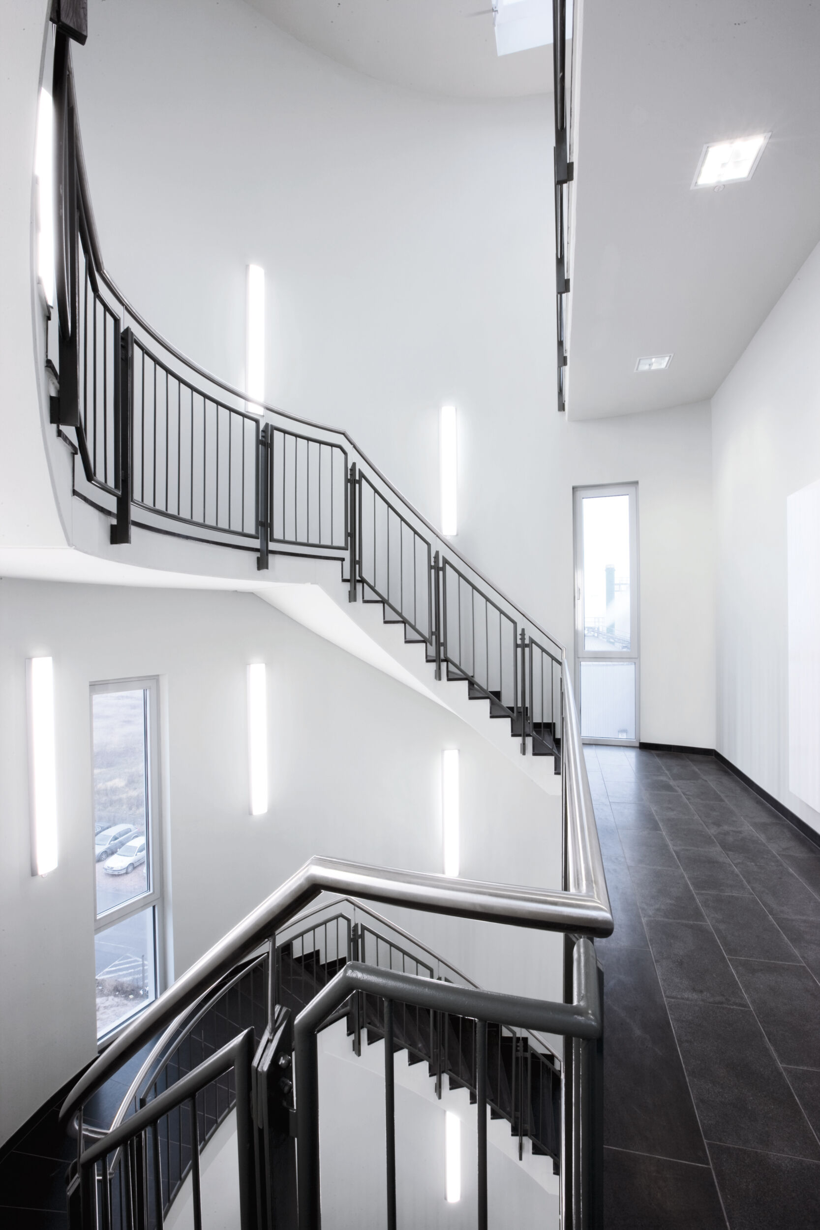 Gut beleuchtete Treppen senken das Sturzrisiko