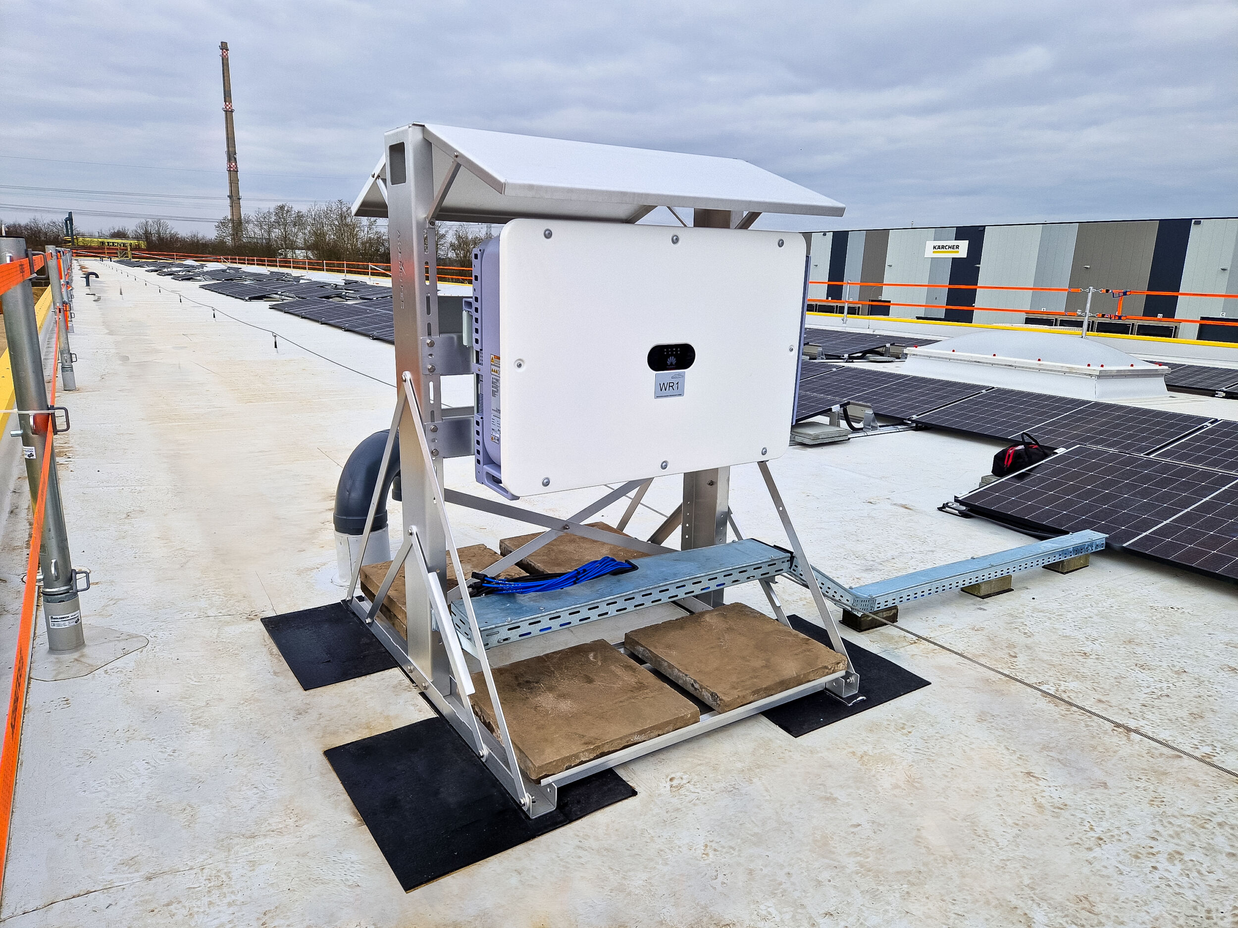 Wechselrichter-Montagesystem für PV-Anlagen