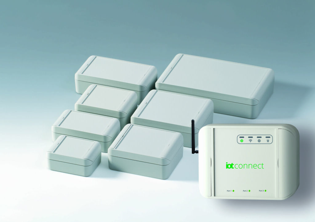 Smart-Box-Gehäuse in IP66 mit im Oberteil eingelegter Dichtung.