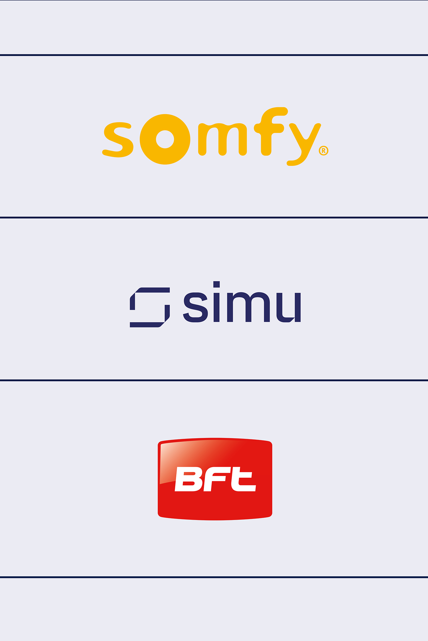Somfy integriert Simu und BFT Deutschland