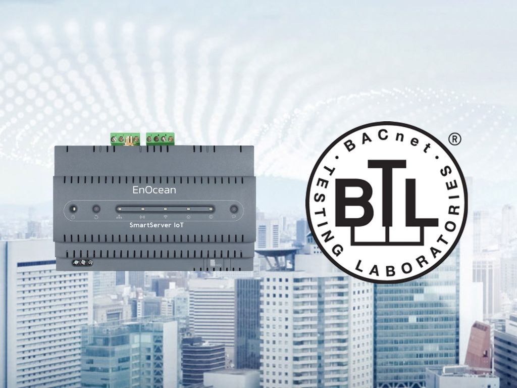 EnOcean SmartServer erhält BACnet-Zertifizierung