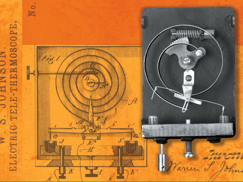 1883: Johnson Controls revolutioniert die Klimaregelung durch die Erfindung des ersten Raumthermostaten und pr&auml;gte damit die Zukunft der Geb&auml;udeautomation.

