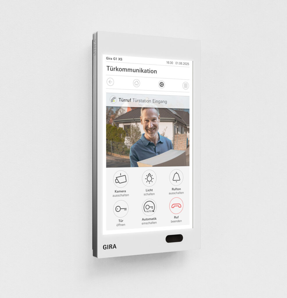 Der Gira G1 XS ist die kompaktere Einstiegslösung für die Gebäudesteuerung.
