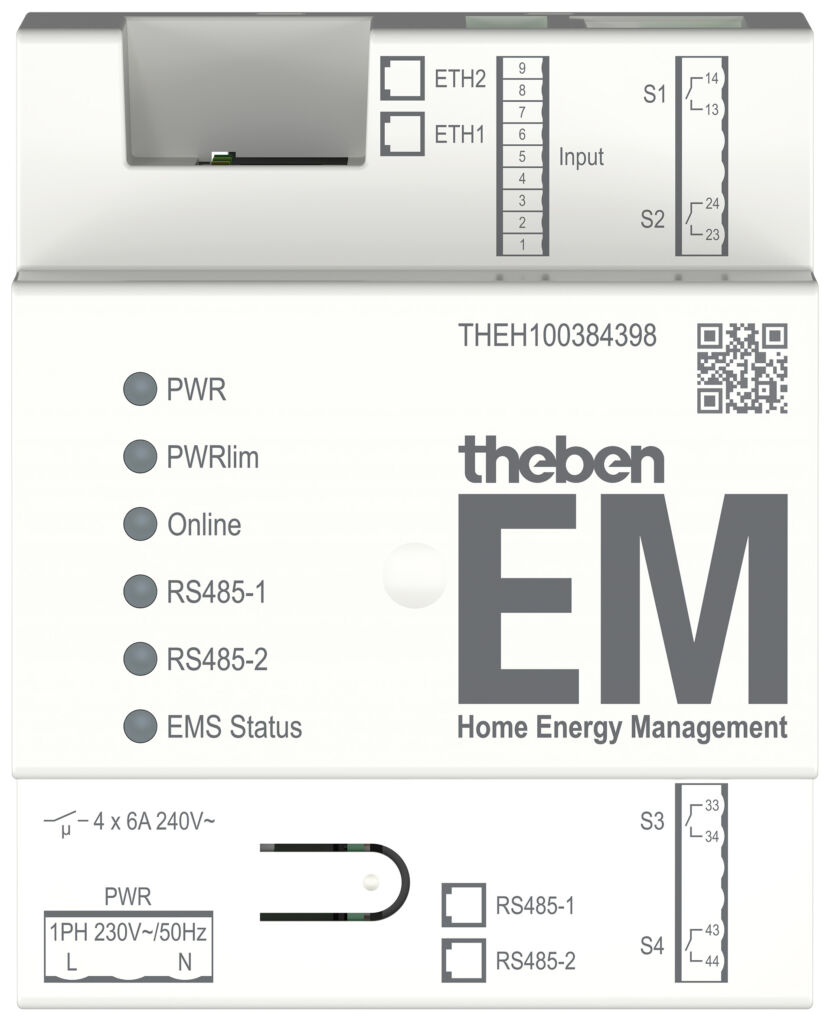 Der Theben EnergyManager überzeugt durch schnelle Installation und eine umfangreiche Schnittstellenvielfalt für eine flexible Vernetzung.