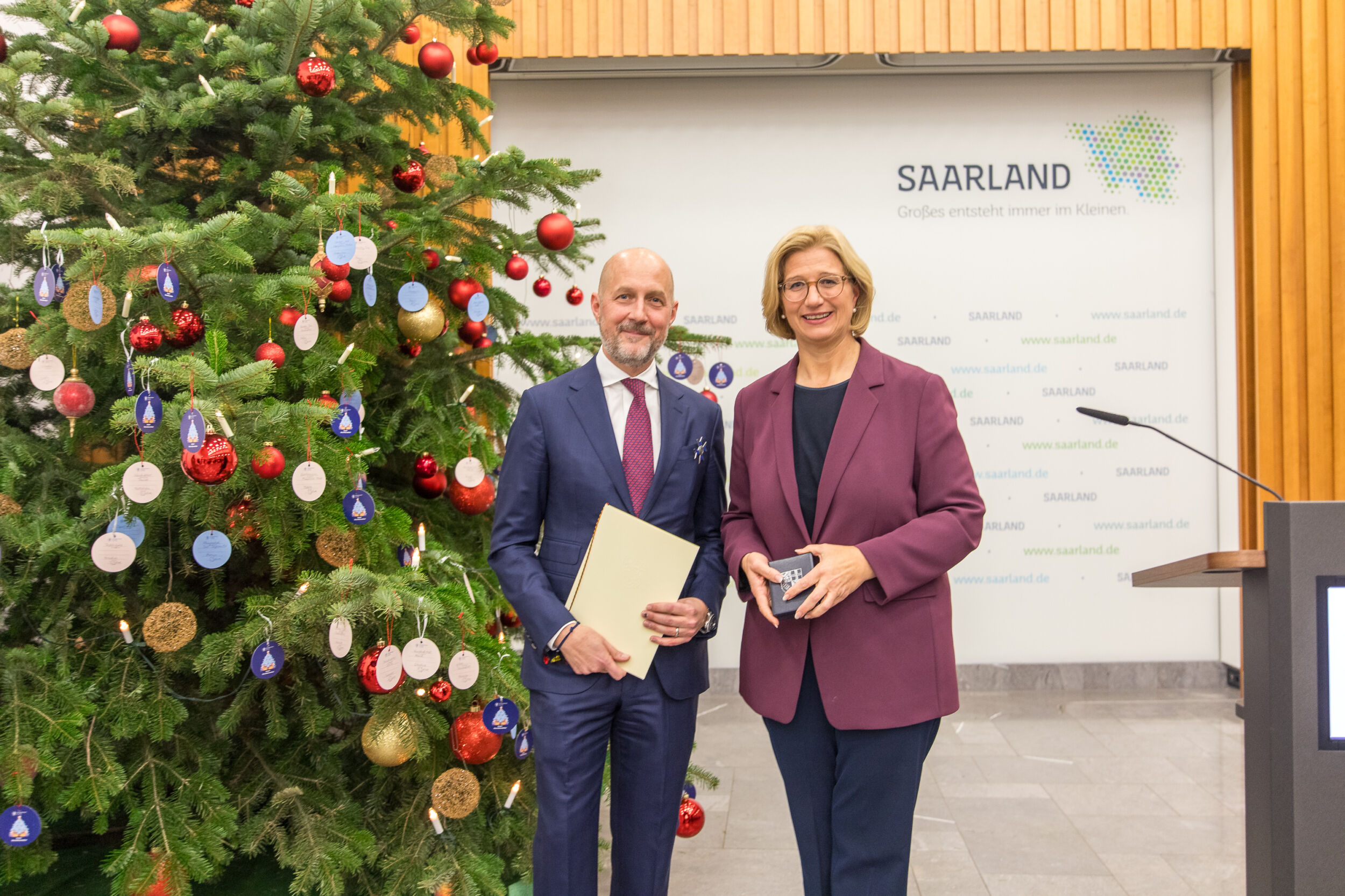 Daniel Hager erhält Saarländischen Verdienstorden