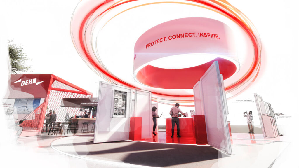 DEHN Messestand