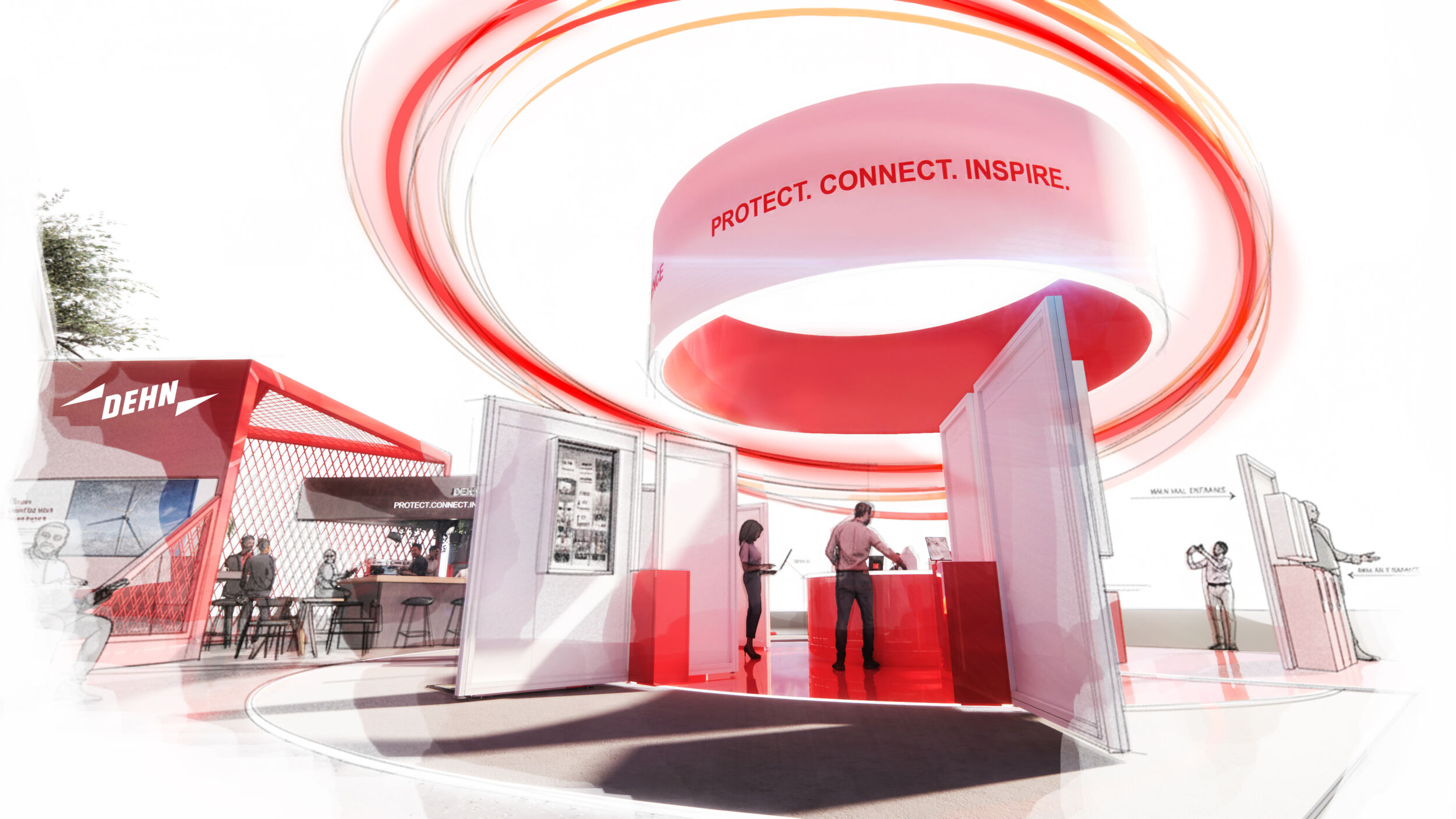 DEHN Messestand