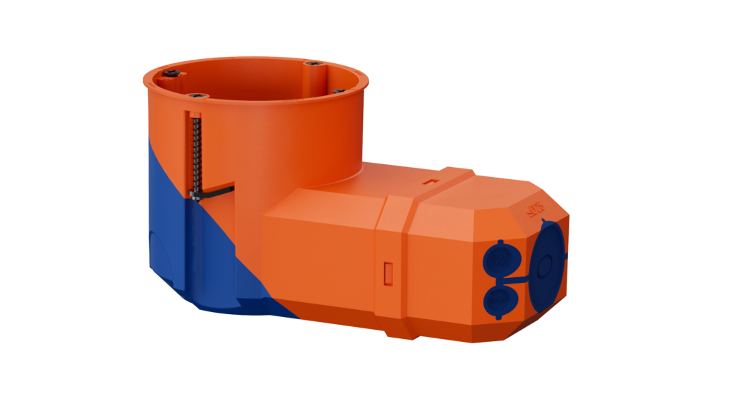 Die Hohlwand-Elektronikdose mit bewährter Funktionalität und neuer Luftdichtigkeit.