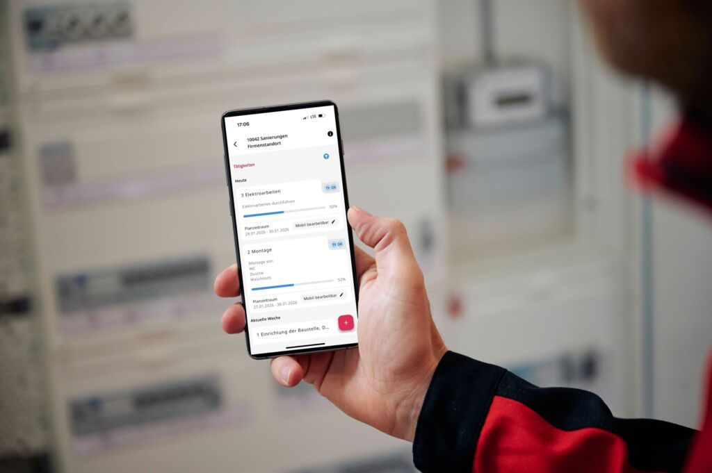 Der neue Funktionsbereich Projektleistung & Regie unterst&uuml;tzt Betriebe dabei, Projektarbeit &uuml;bersichtlich digital zu organisieren.