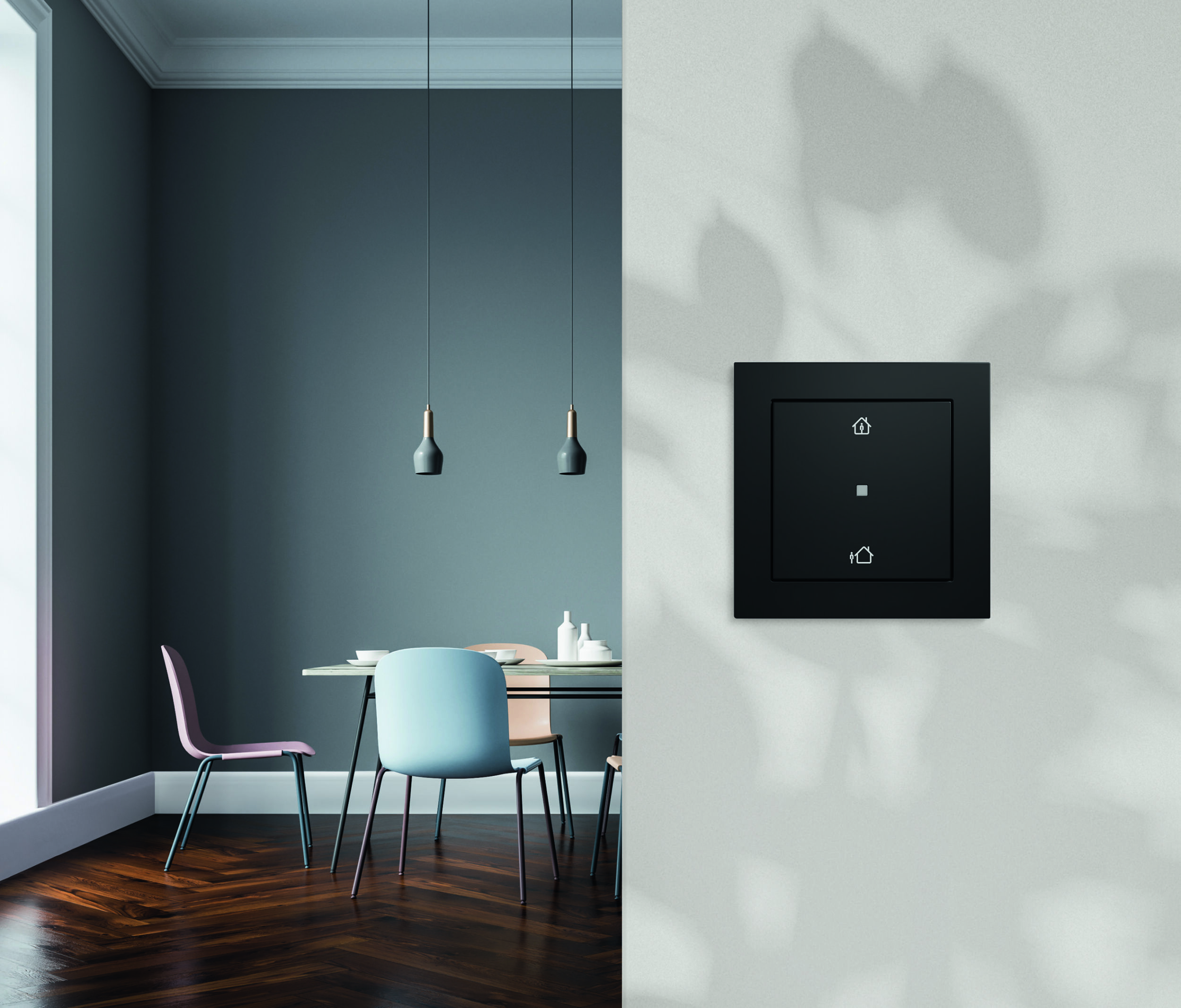 Systemlösung zur Erweiterung oder Ergänzung von KNX Installationen – mit Stellantrieb, Bedienaufsatz, Medienkoppler und Datenschnittstelle.