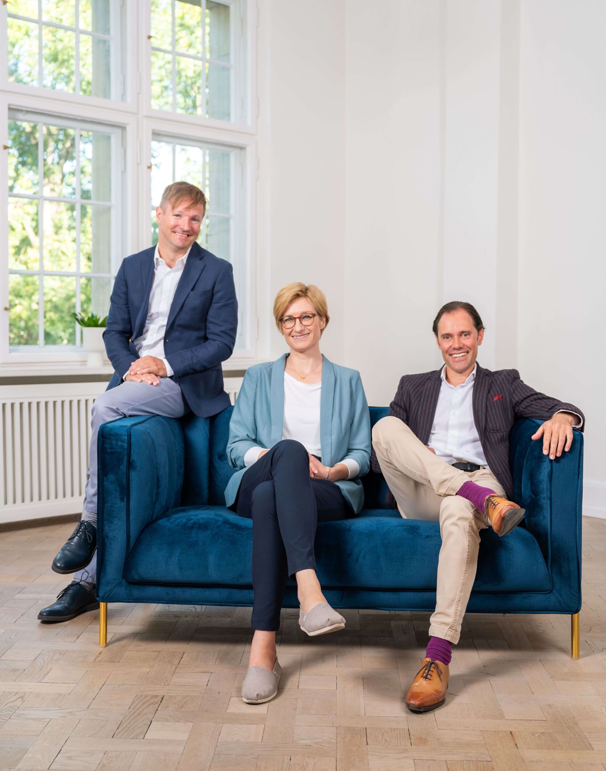 Das Management-Team von Metr (v.l.n.r.): Maximilian Thumfart, Dr. Franka Birke und Samuel Billot - Bild: Metr Building Management Systems GmbH