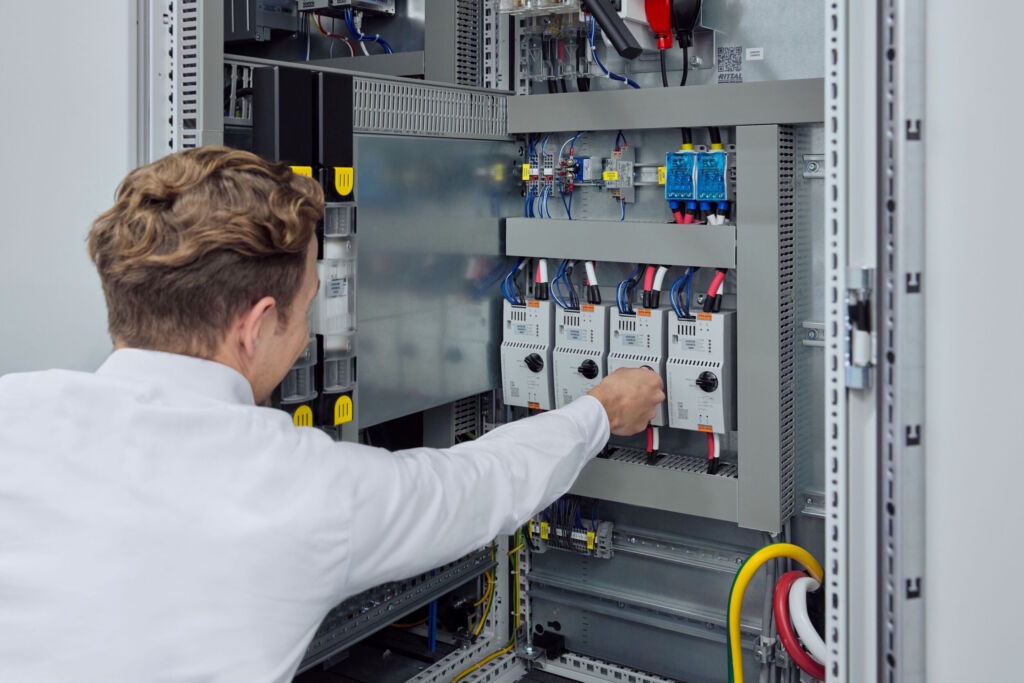 Der Leistungsschutzschalter Contactron ELR HDC erm&ouml;glicht das lichtbogenfreie Schalten.